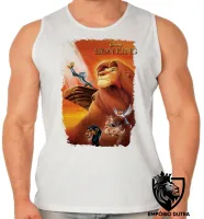 Camiseta Regata adulto ou infantil Rei Leão Lion King Mufasa Simba Africa Disney - Foto 2