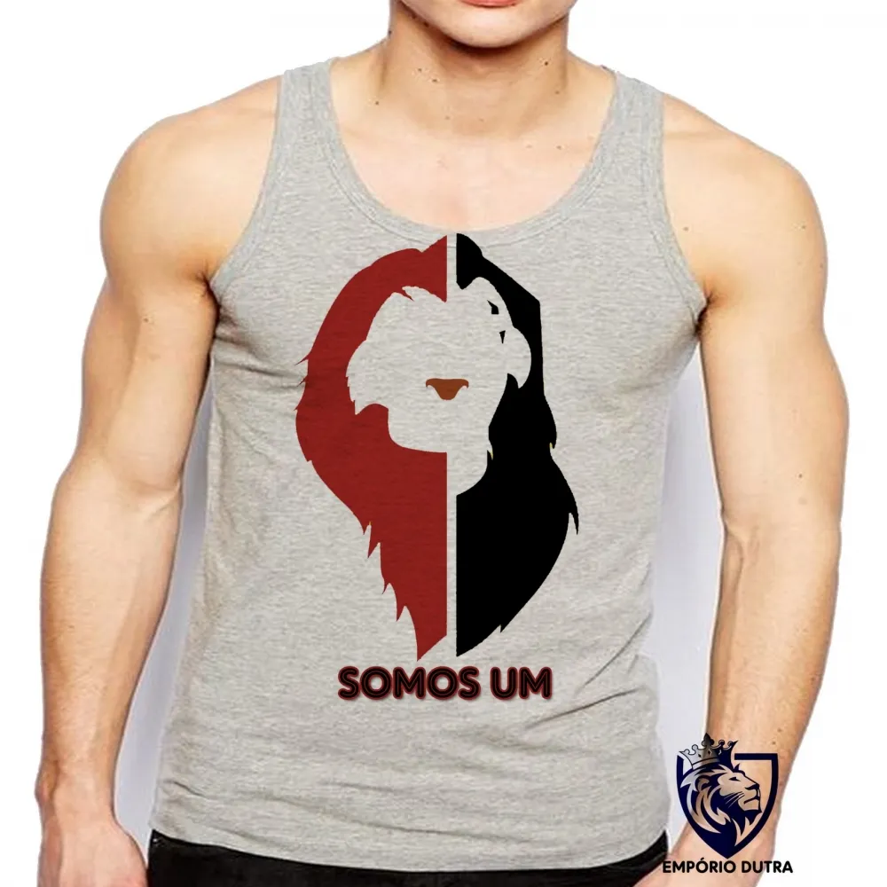 Camiseta Regata adulto ou infantil Rei Leão Lion King Mufasa Simba Somos um