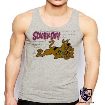 Camiseta Regata adulto ou infantil Scooby Doo cachorro cão dog salsicha