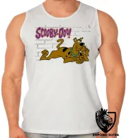 Camiseta Regata adulto ou infantil Scooby Doo cachorro cão dog salsicha - Foto 2