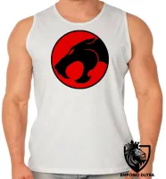 Camiseta Regata adulto ou infantil Símbolo Thundercats lion leão tigre - Foto 2