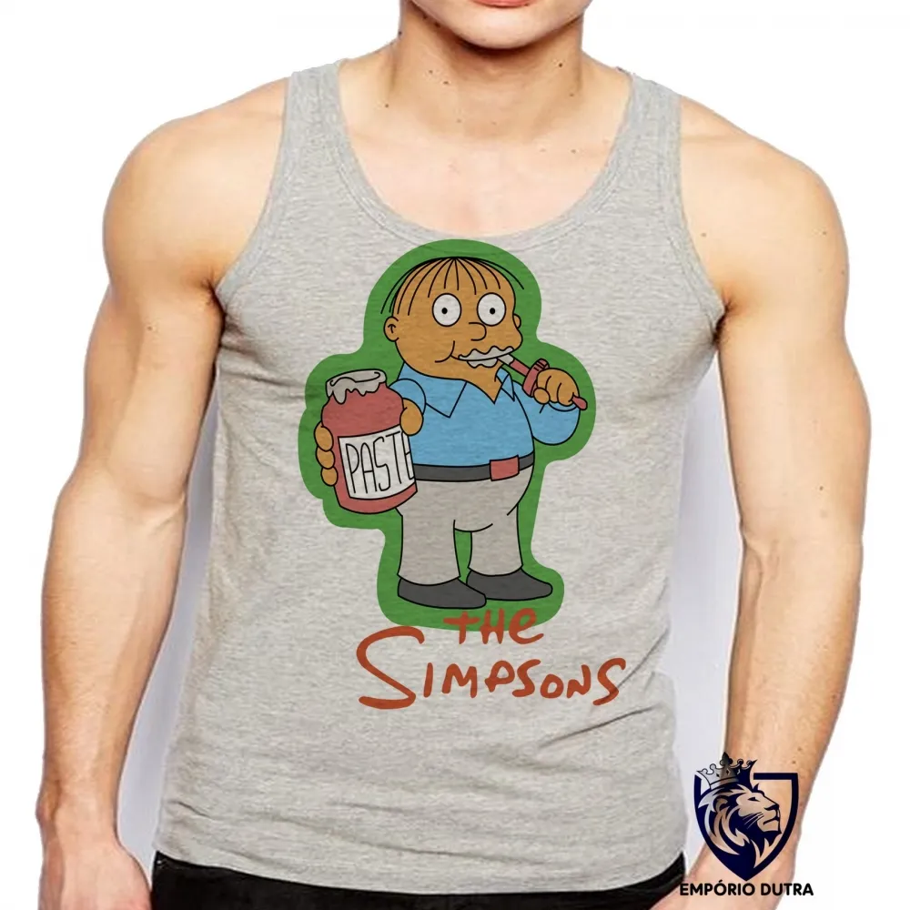 Camiseta Regata adulto ou infantil simpsons ralph colega bart lisa homer Imagem