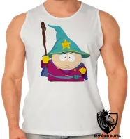 Camiseta Regata adulto ou infantil south park cartman bruxo desenho - Foto 2