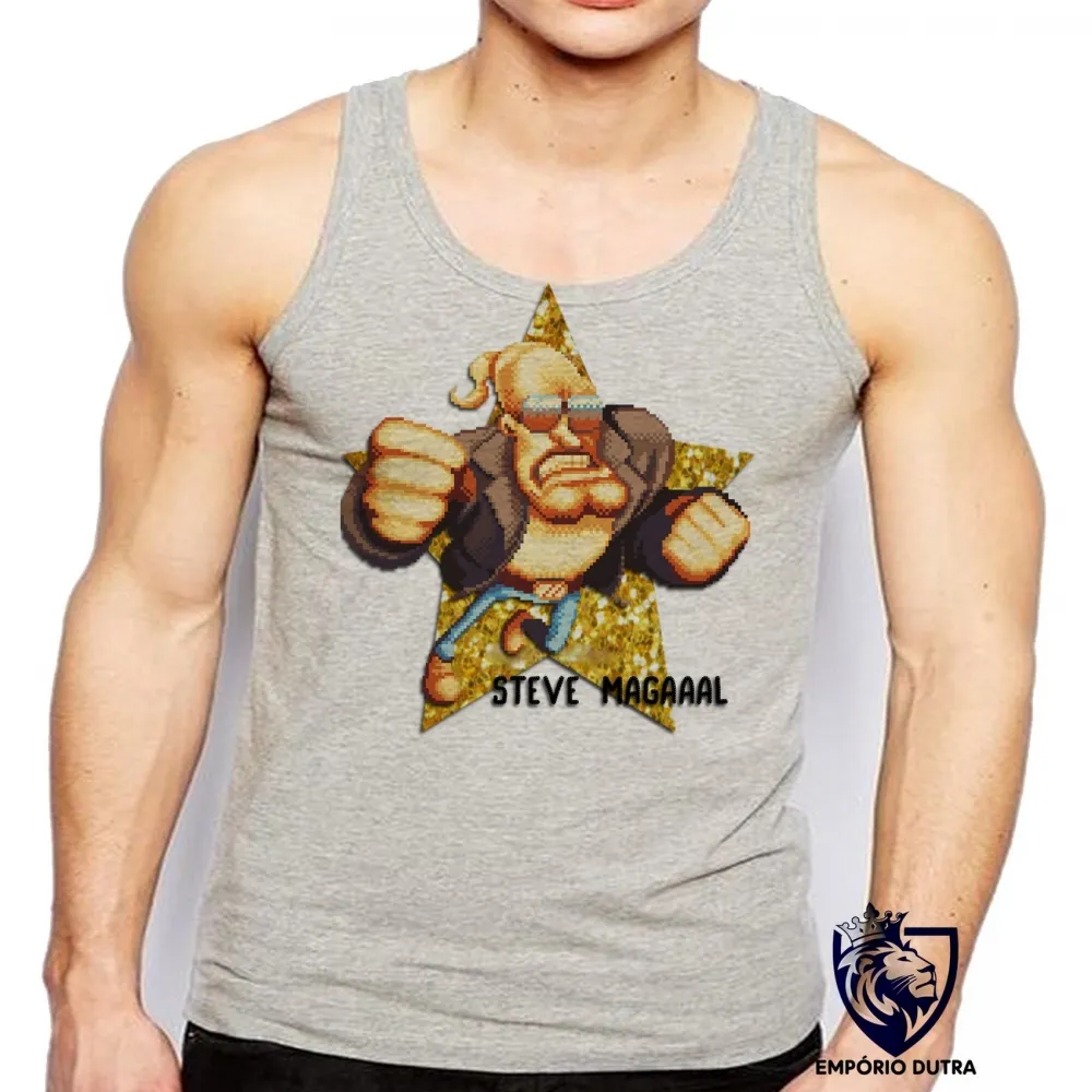 Camiseta Regata adulto ou infantil Steve Magal Imagem