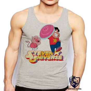 Camiseta Regata adulto ou infantil Steven Universe desenho