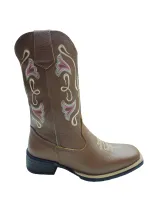 Ref: 1203 - Bota Country Texana Perdigão Feminina 34 ao 39 - Cor Conhaque - Foto 2