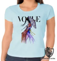 Baby look blusa feminina Mulan disney japonesa - Foto 2