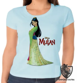 Baby look blusa feminina Mulan japão - Foto 2