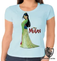 Baby look blusa feminina Mulan japão - Foto 2