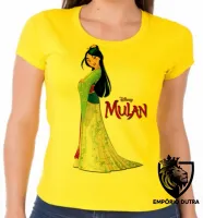 Baby look blusa feminina Mulan japão - Foto 3
