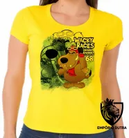 Baby look blusa feminina Muttley rabujento corrida maluca wacky races - Foto 2