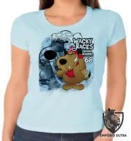 Baby look blusa feminina Muttley rabujento corrida maluca wacky races - Foto 3