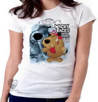 Baby look blusa feminina Muttley rabujento corrida maluca wacky races - Foto 6