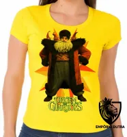 Baby look blusa feminina Origem dos Guardiões papai noel - Foto 3