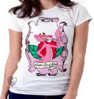 Baby look blusa feminina Pantera cor de rosa - Foto 5