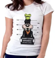 Baby look blusa feminina Pateta prisão disney preso - Foto 5