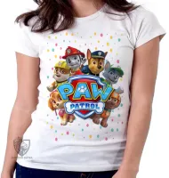 Baby look blusa feminina Patrulha Canina Equipe - Foto 5