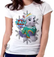 Baby look blusa feminina Patrulha Canina Everest - Foto 2