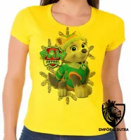 Baby look blusa feminina Patrulha Canina Everest - Foto 4