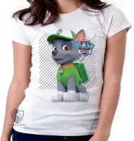Baby look blusa feminina Patrulha Canina Rocky - Foto 3