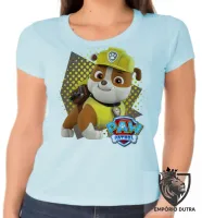 Baby look blusa feminina Patrulha Canina Ruble - Foto 5