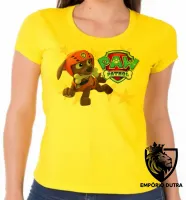 Baby look blusa feminina Patrulha Canina Zuma - Foto 5