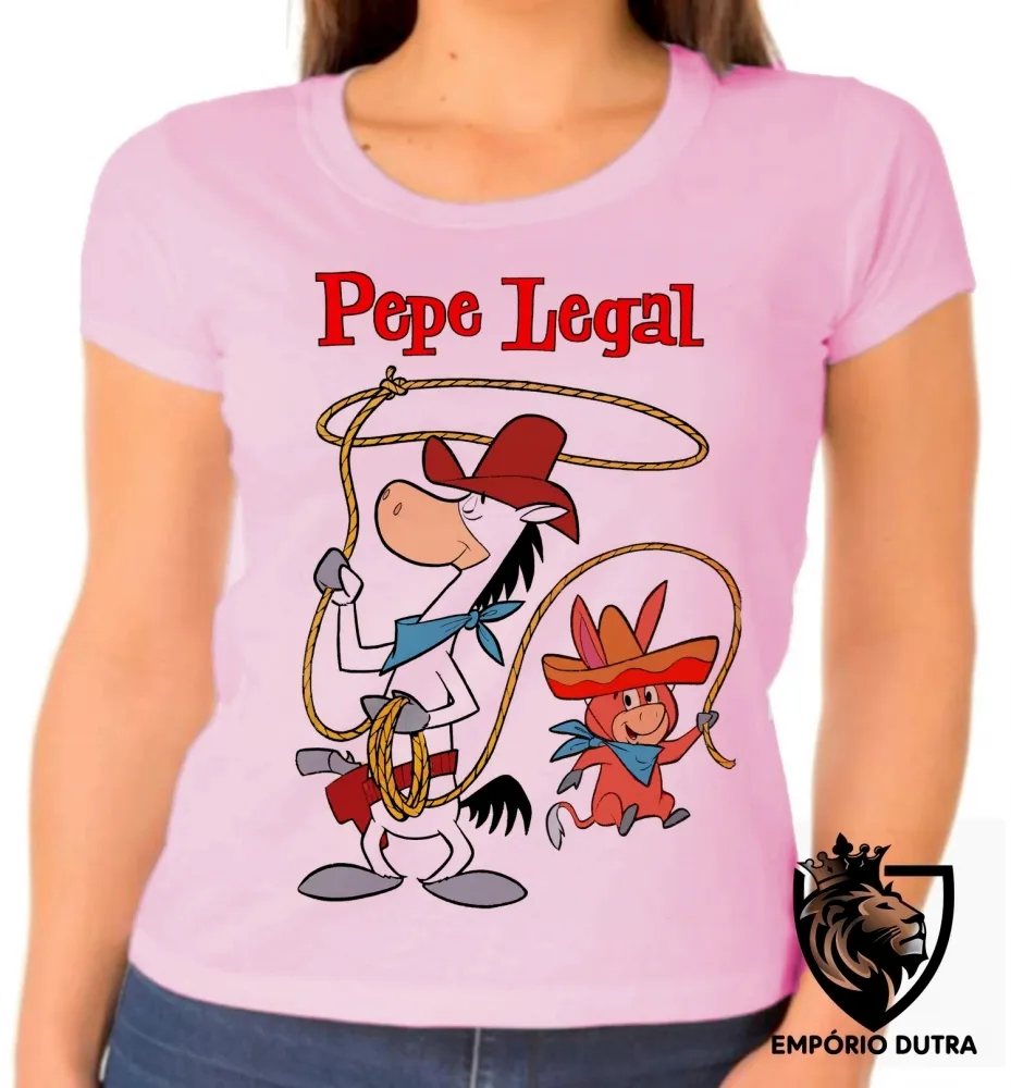 Baby look blusa feminina Pepe Legal turma zé colmeia hanna barbera Imagem