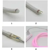 Mangueira Led neon Redonda 360° grau 100 metros - Foto 23