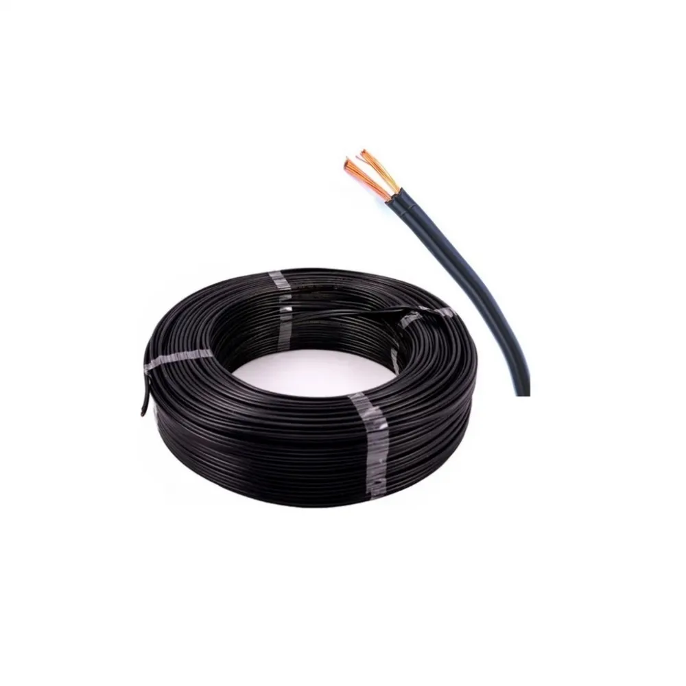 Cabo Paralelo 2x0,50mm 100Metros Preto
