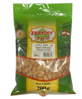 SEMENTE DE MELANCIA TORRADA E SALGADA  ZEENNY 200g