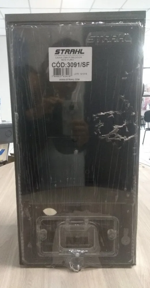 Caixa de Luz  1 Relogio Medidor PADRAO ENEL vazia PP Imagem