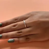 Anel de prata facetado - 271881 - Foto 3