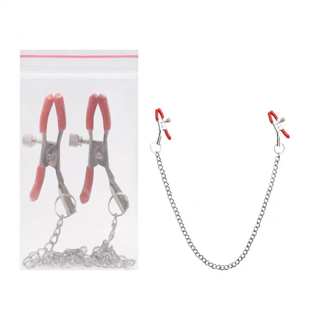 PRENDEDOR DE MAMILOS COM CORRENTE Imagem