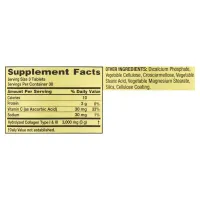 Spring Valley Collagen Type 1 & 3 Plus Vitamina C Suplemento Dietético 1,000mg C/90 Compr Importado  - Foto 6