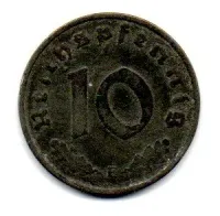 Alemanha - 2° Guerra - 1944F - 10 Pfennig - Foto 2