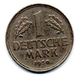 Alemanha - 1950 - 1 Mark
