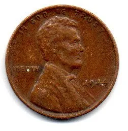Estados Unidos - 1944 - 1 Cent - Trigo / Wheat