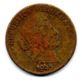 Peru - 1945 - 10 Centavos