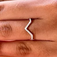 Anel de prata vida - 271861 - Foto 2