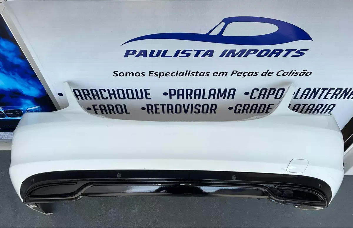 Parachoque Traseiro Mercedes C180 C200 - 2015 2016 2017 - Semi Novo