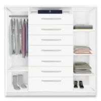 Cômoda Mega 2 Portas J&A Branco - Foto 3