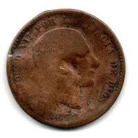 Espanha - 1879 - 5 Centimos - C/ Mossas
