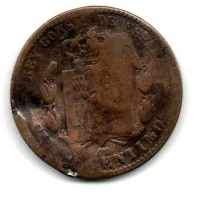 Espanha - 1879 - 5 Centimos - C/ Mossas - Foto 2