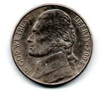 Estados Unidos - 2004P - 5 Cents - Comemorativa - Viagem para o Oeste - Louisiana Purchase - Foto 2