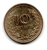Colômbia - 1976 - 10 Centavos - Foto 2