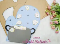 G1.655 Gabarito de Moldes  em MDF Luva Música Pula Pipoquinha - Foto 2