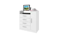 Cômoda Delta 1 Porta 4 Gavetas - Foto 3