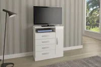 Cômoda Delta 1 Porta 4 Gavetas - Foto 2