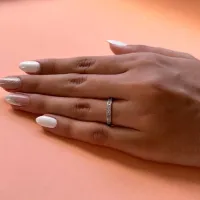 Anel Elegance com Zircônias  950 - 270189 - Foto 4