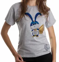 Baby look blusa feminina Pets Bola de Neve coelho - Foto 3